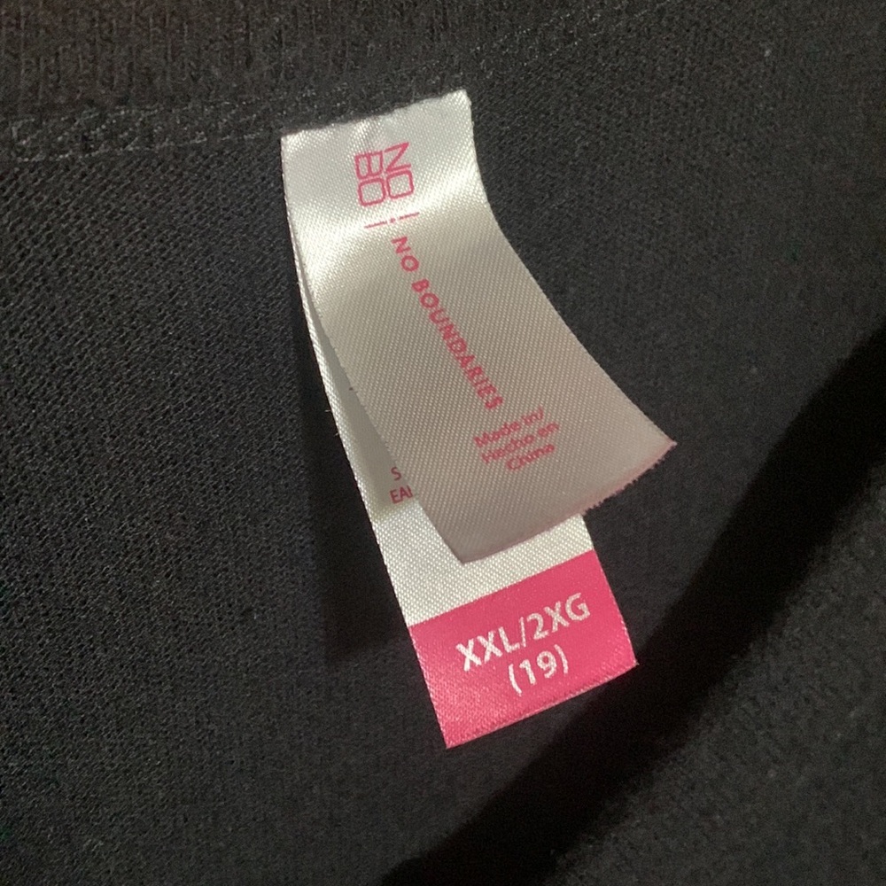 NO BOUNDARIES- Skeleton Black Long sleeve Shirt/ Open shoulder - Picture 7 of 9